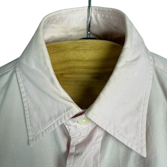 Vtg Ralph Lauren Shirt Women 6 Pink Preppy Cotton Embroidered Logo Classic Fit - Picture 3 of 10